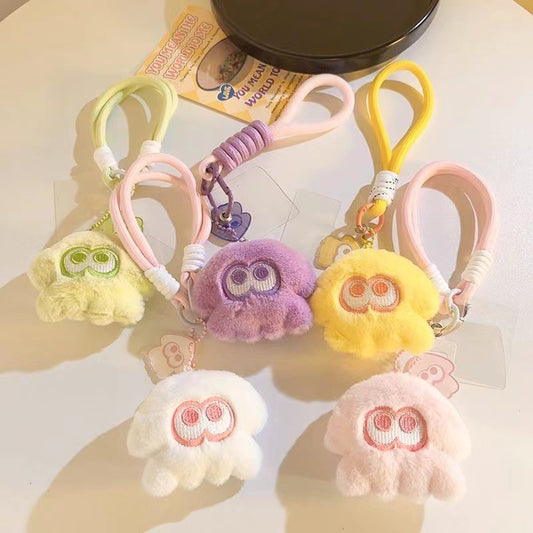 Spray Warrior squid big eye bag pendant plush doll pendant keychain cute bag pendant