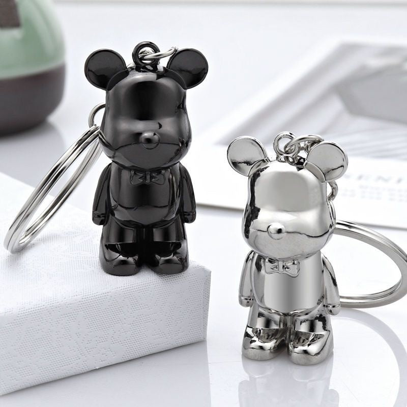 Bow tie Violence Keychain pendant Bear bow pendant Modern art bag accessories