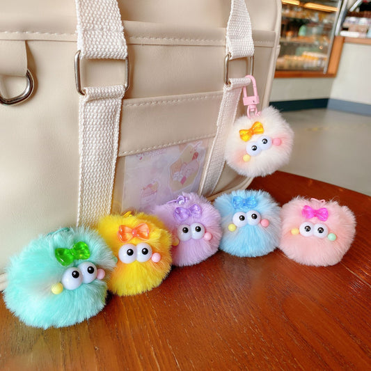 Creative Rainbow Elf cute student bag cartoon pendant gift Influencer plush pendant keychain accessories