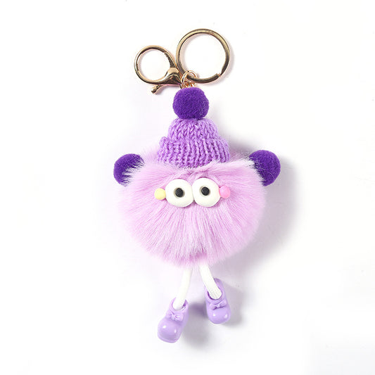 Small briquettes elf Instagram cute bag hanging plush doll car key chain pendant