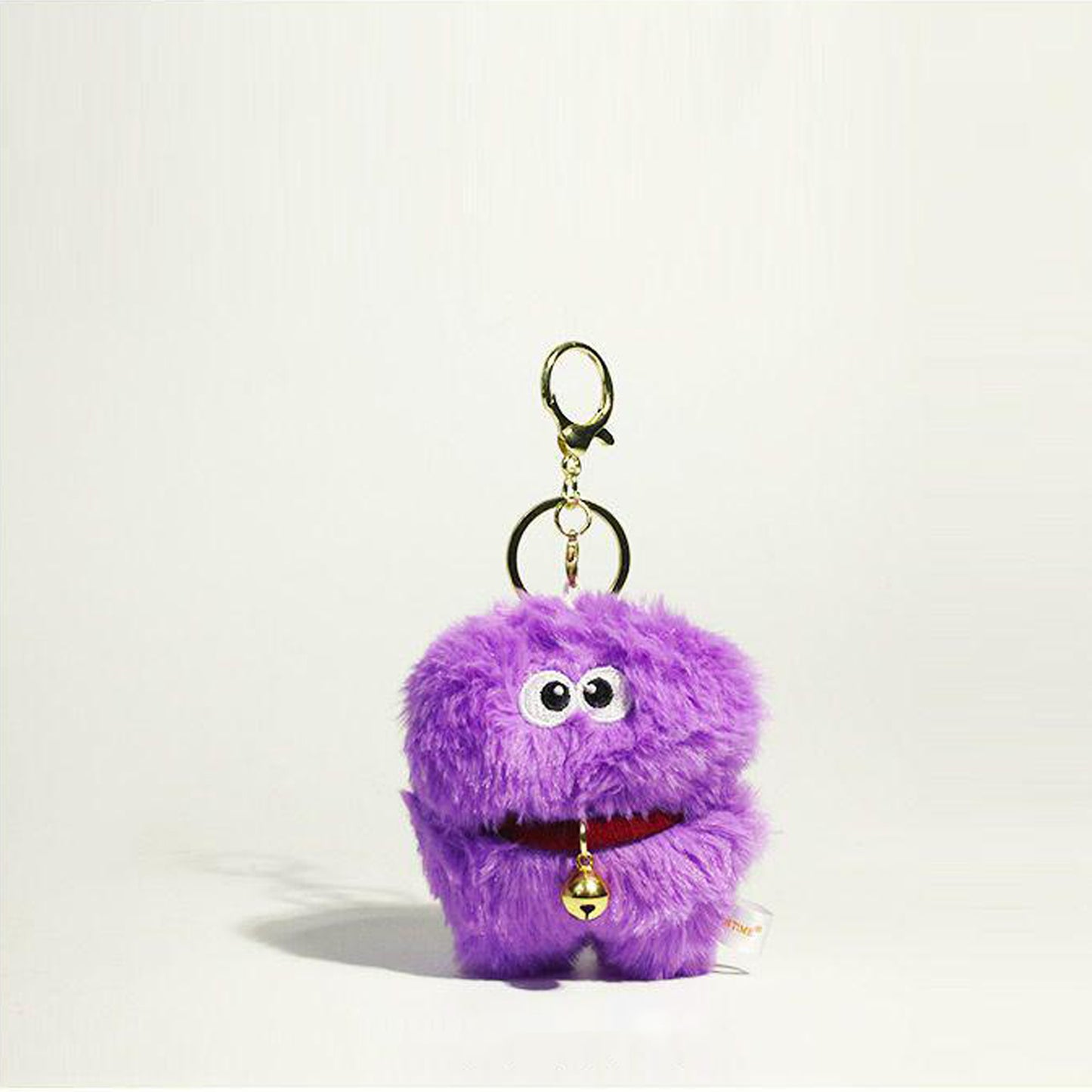 Little monster bag pendant Cute plush doll pendant couple pendant keychain green